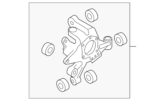 Housing Assy-Rear Axle,Lh