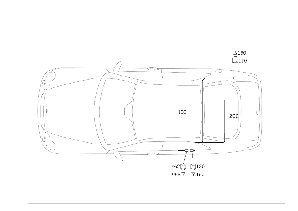 Cable Harness Db W209,W203,W245