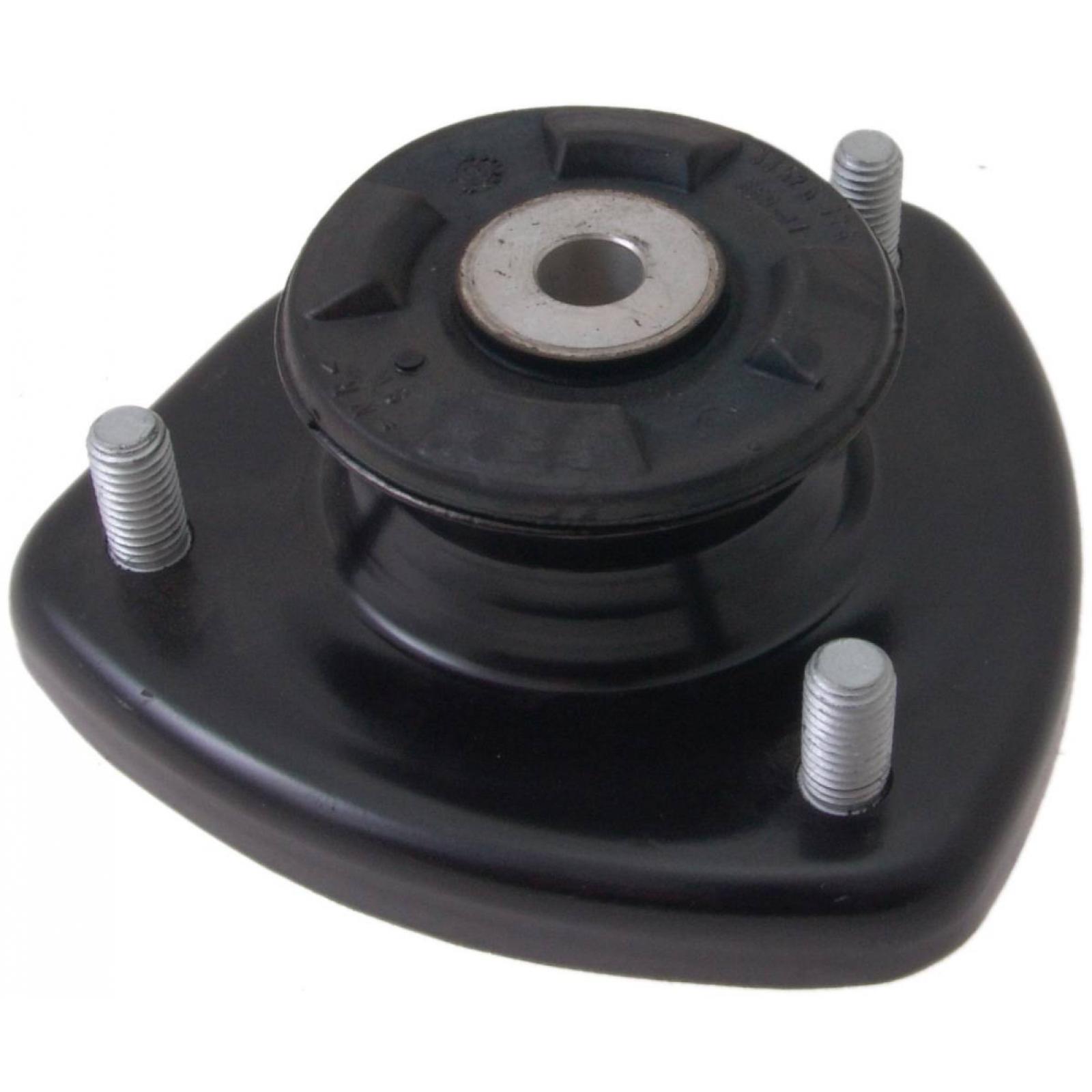 Rear shock absorber mounting