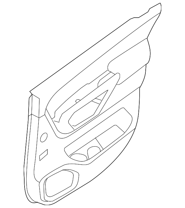 Finisher Assy Rear Door L