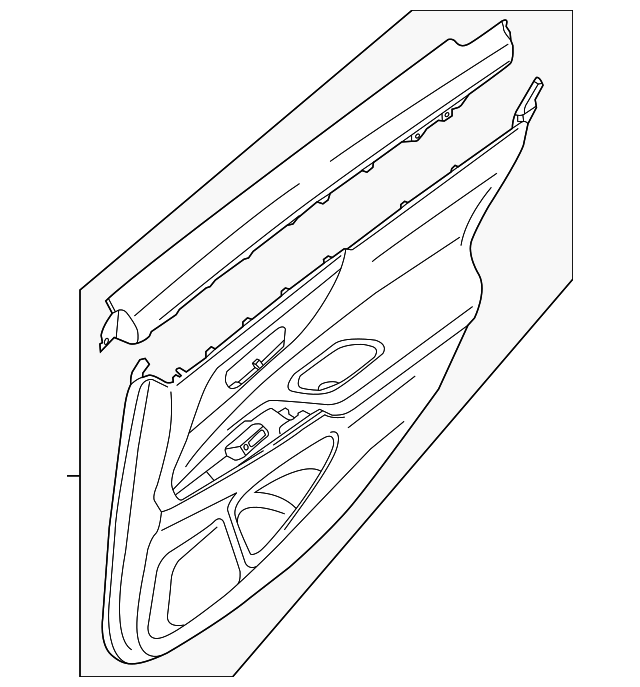 Finisher Assy-Rear Door,L