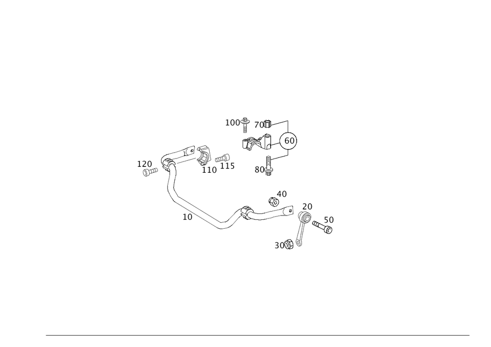 Stabilizer Link Frt Db W211/4Matic/Lh