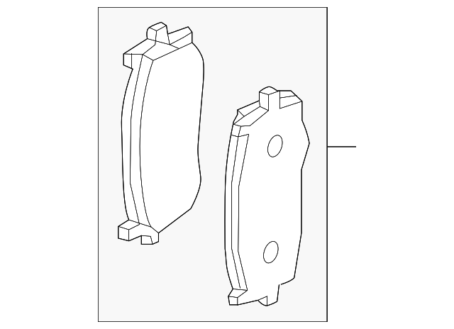 Pad Sub Set,Rr Calip