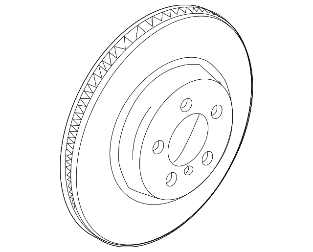 Disc Brake Rotor Rear - BMW (34-20-6-894-381)
