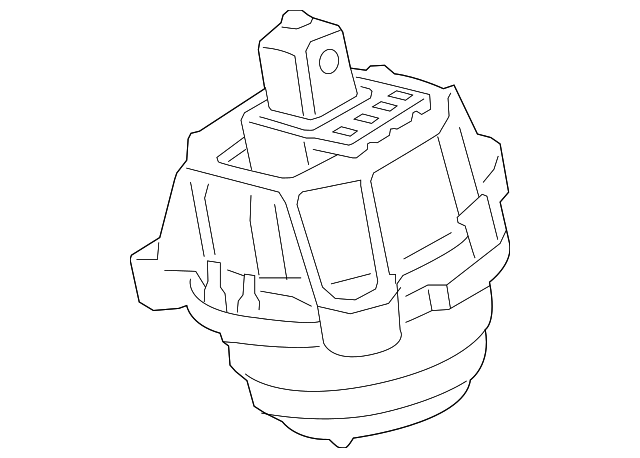 BMW F90 G05 G12 G30 X5 M550 Engine N63 S63 Left Driver Motor Mount Support