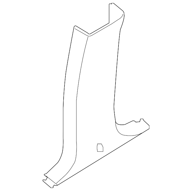 Garnish-Center Pillar,Lower Lh