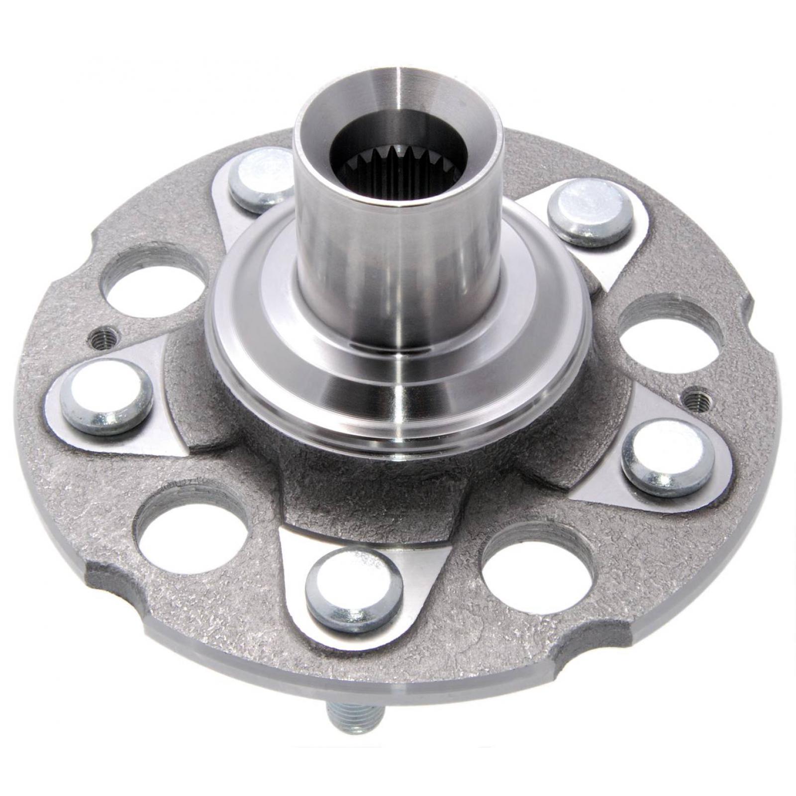 Rear wheel hub without bearing