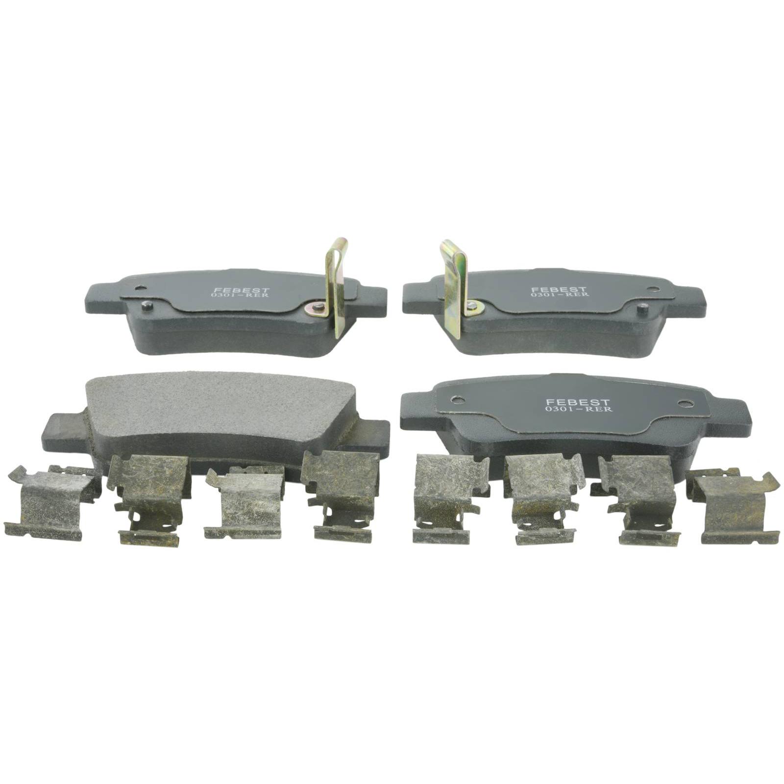 pad kit, disc brake, rear - kit (with anti squeal shim)