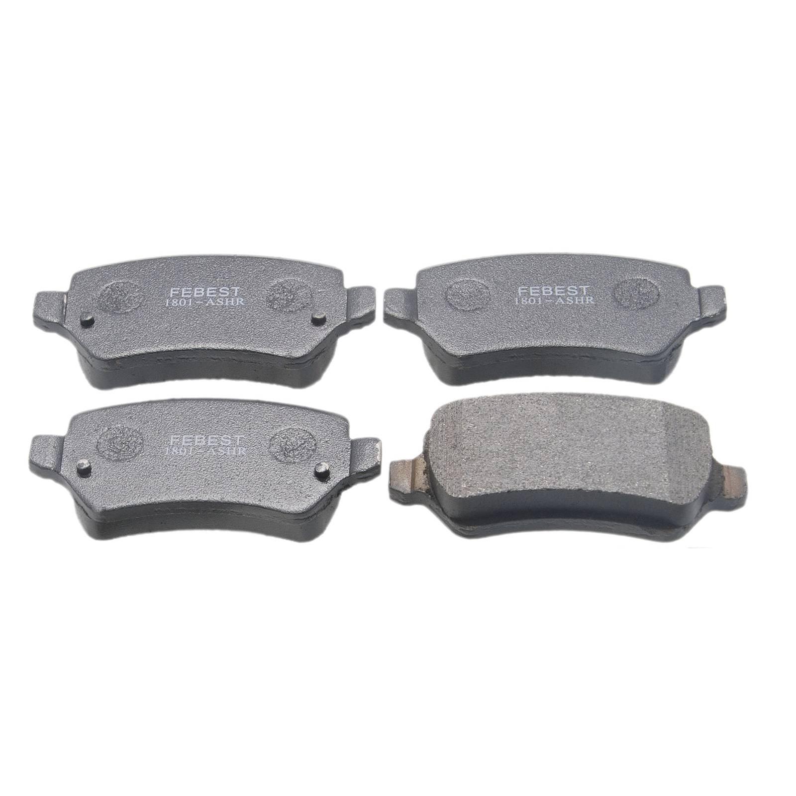 pad kit, disc brake, rear - kit (including bolts, with anti-rattle spring)