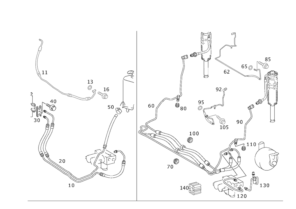 Hydraulic Pressure Hose Db W230