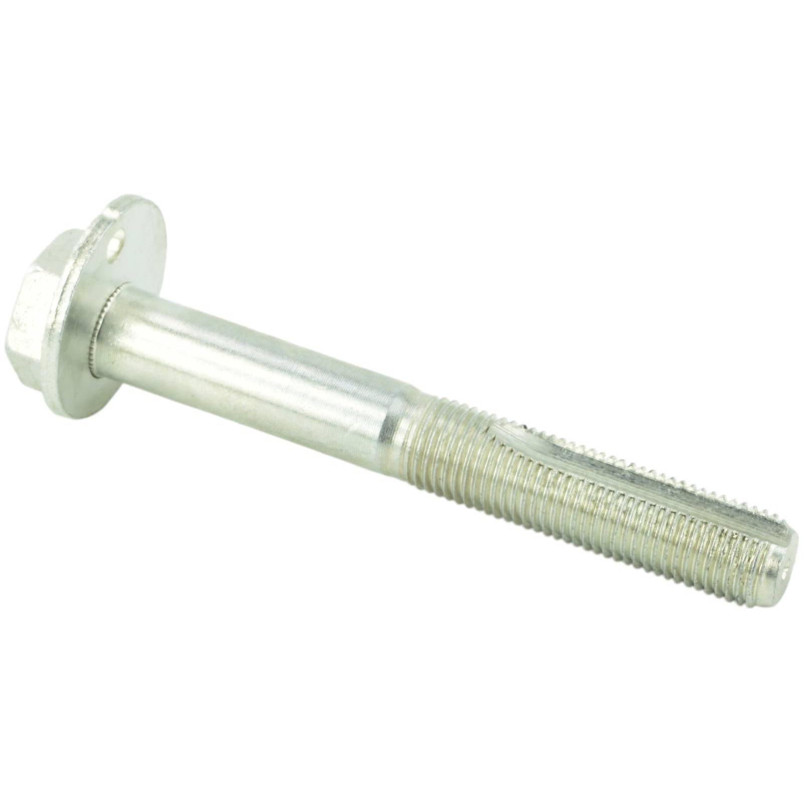 Camber adjusting eccentric bolt