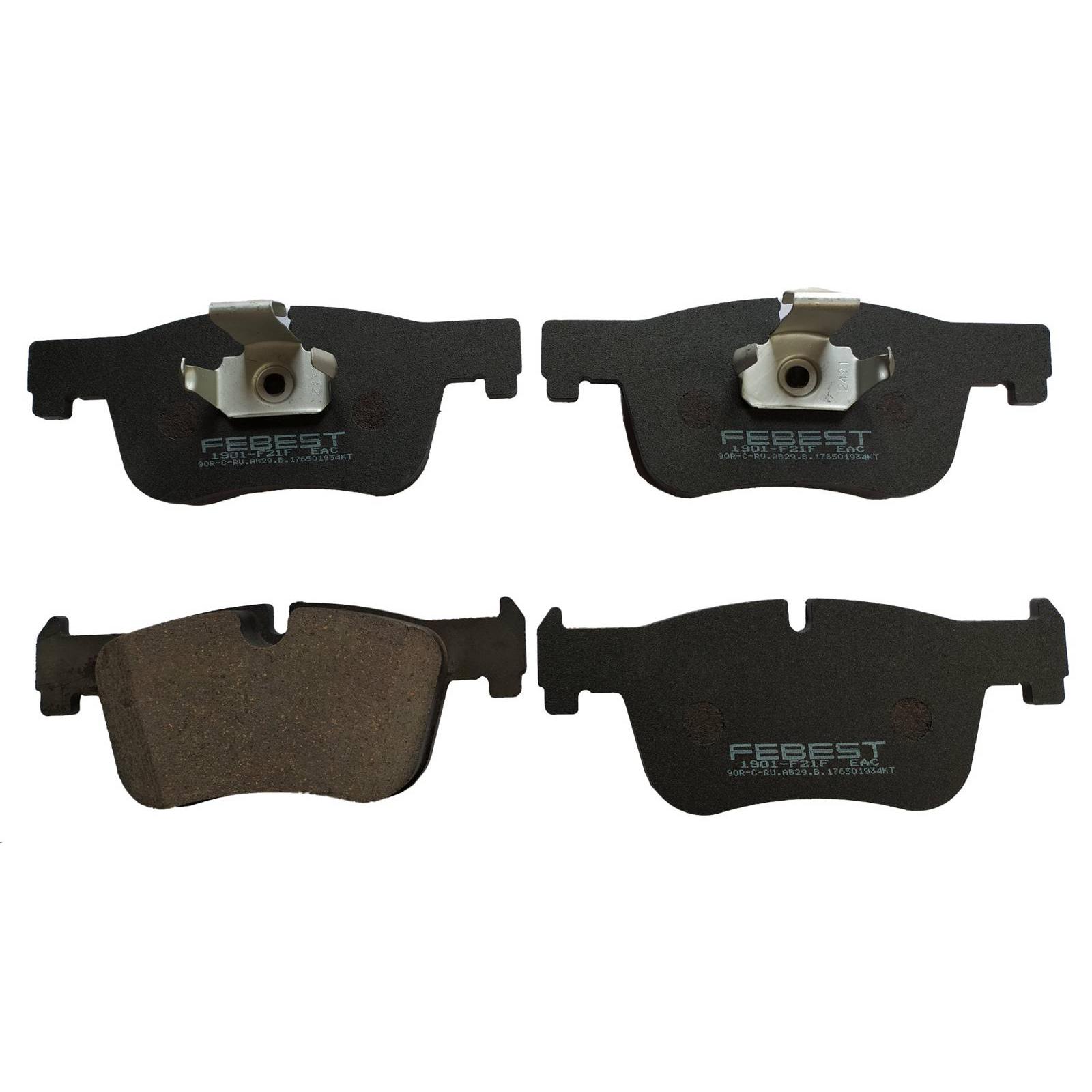 pad kit, disc brake, front (with anti-rattle spring)