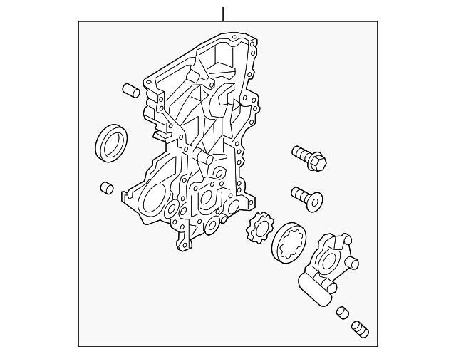 Front Cover - Hyundai (21350-2B703)