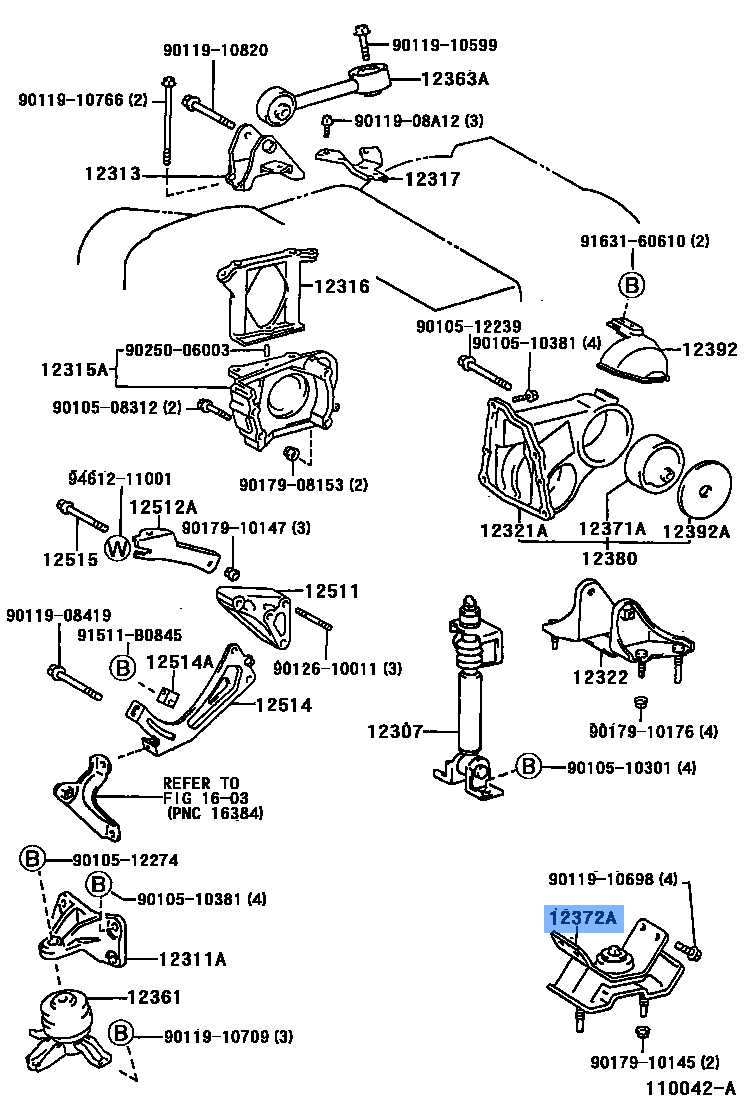 Insulator Engine Mtg