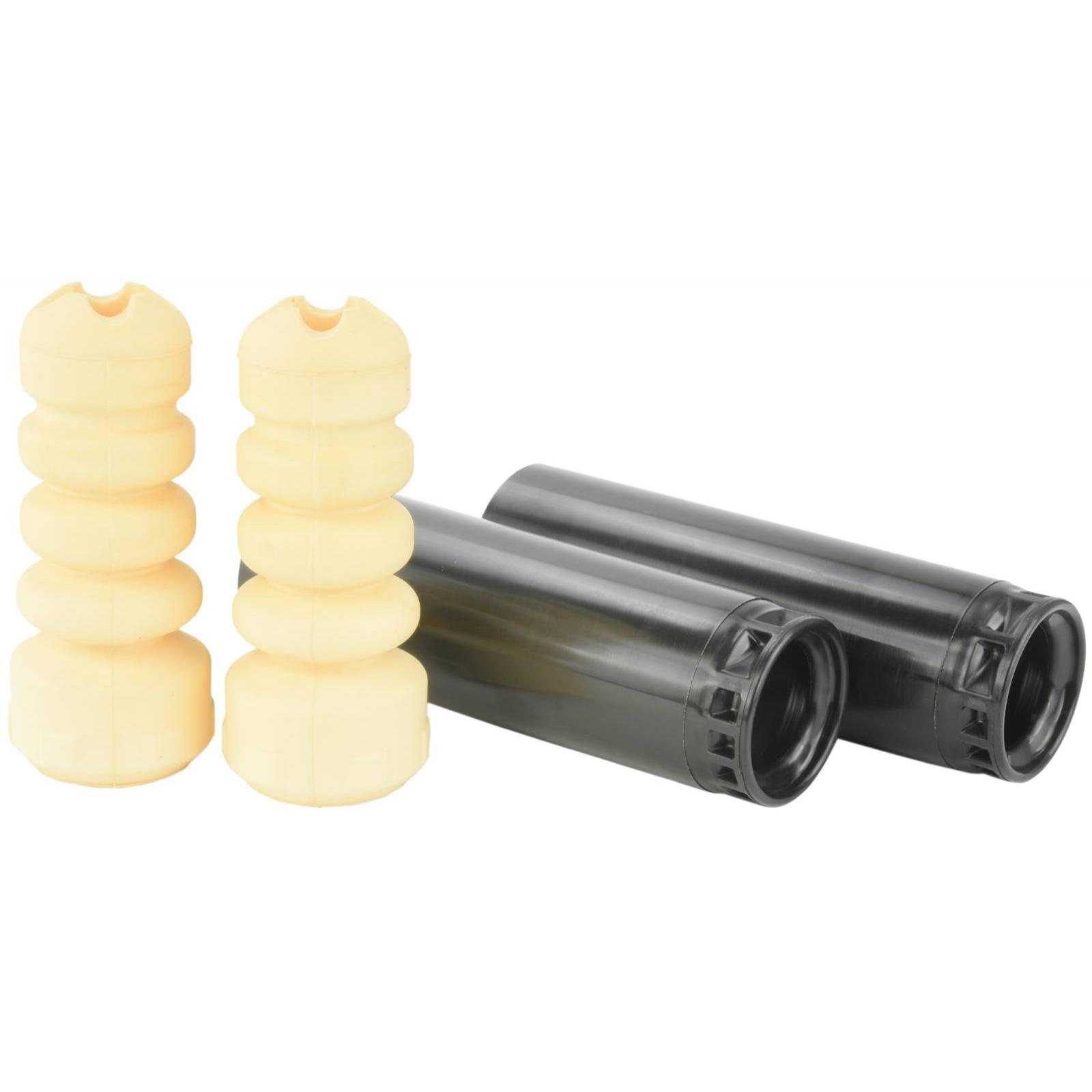 Boot with jounce bumper rear shock absorber kit