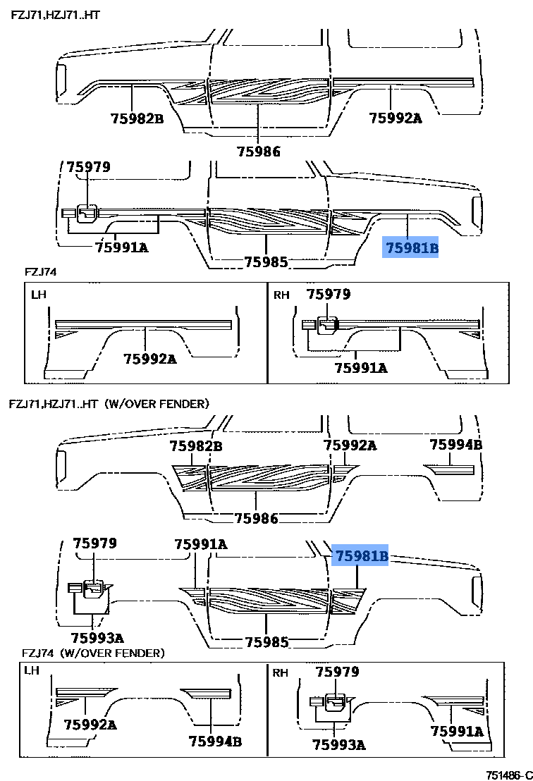 Sticker W/Over Fender