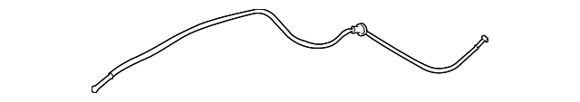 Hood Release Bowden Cable - BMW 5 6 7 Series (F07 F10 F11 F12 F13) Rear