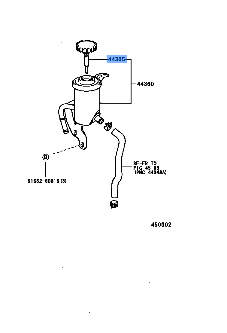 Cover Oil Reserver S/