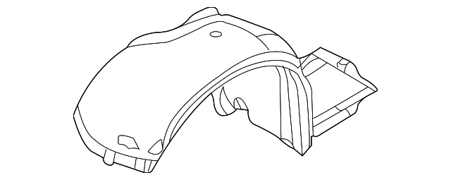 Fender Liner Front Left - BMW 325i (E46) 2001-2005 Sedan/Wagon