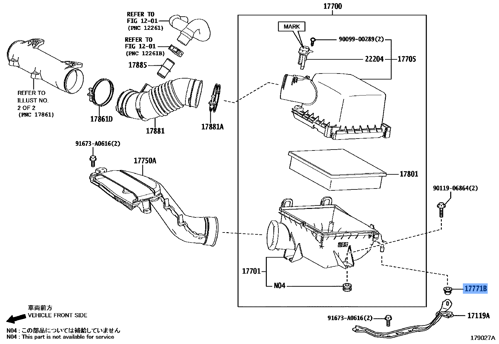 TOYOTA 90480-18006 Genuine Grommet
