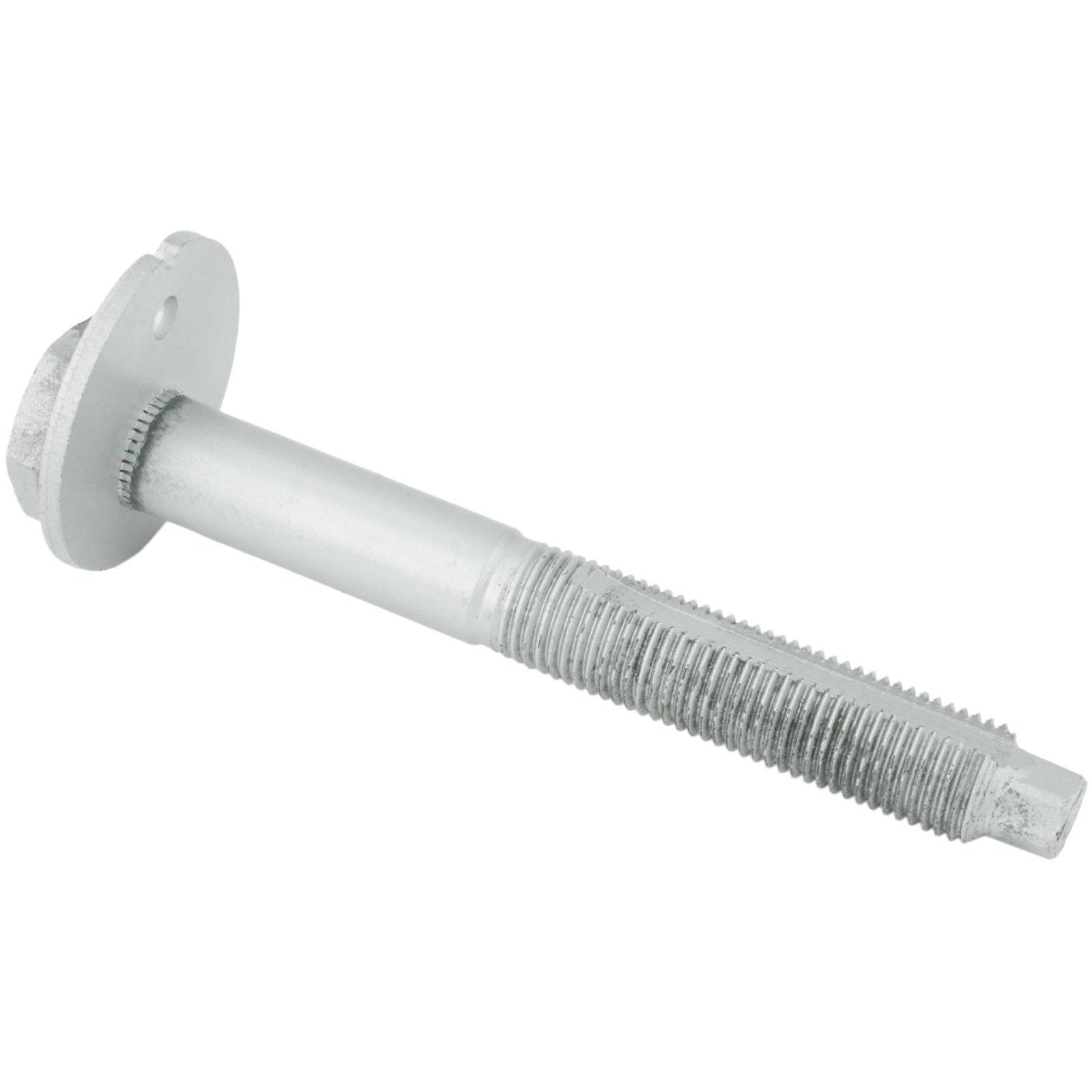 Camber adjusting eccentric bolt