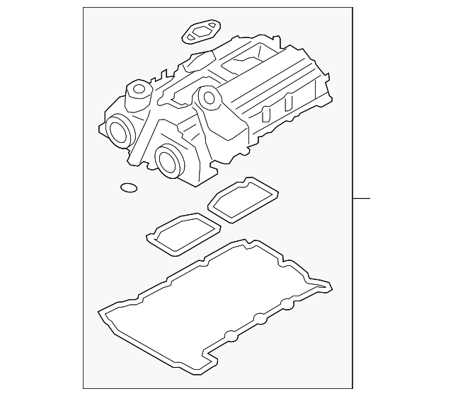 BMW N20 N26 Engine Valve Cover Gasket