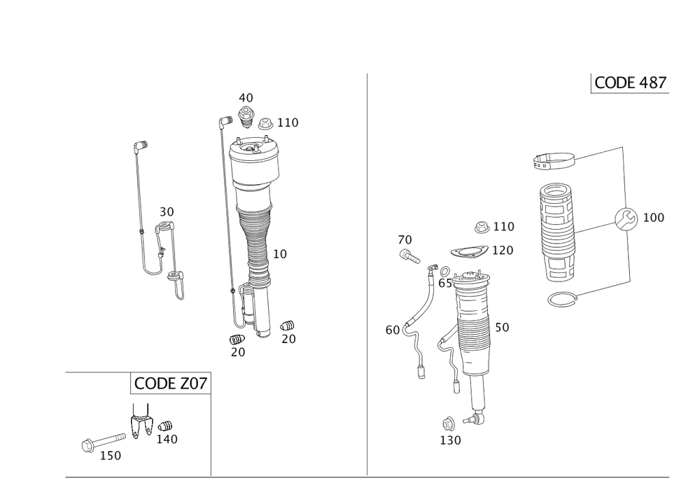 Air Suspension Strut