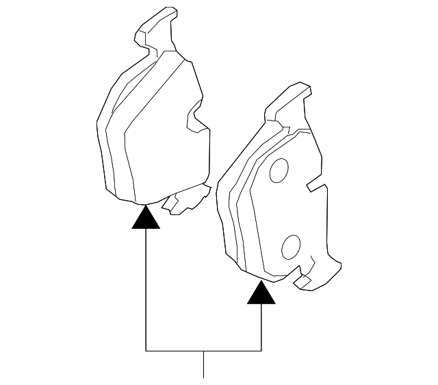 Brake Pad Set Rear Bmw F01,F02,F04,F07