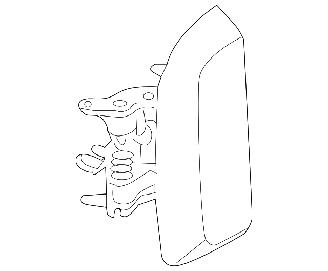 Handle Assy - Rear Door Outside, Rh