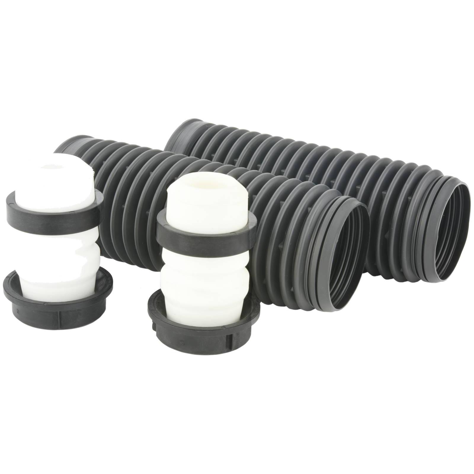 Boot with jounce bumper front shock absorber kit