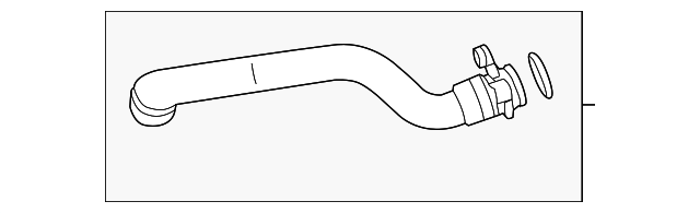 Water Hose Assembly - BMW (11-53-7-580-969)