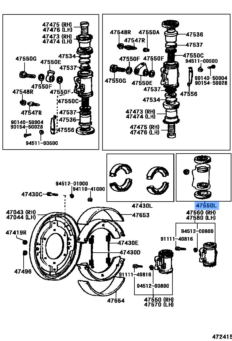 Kit Wheel Cylinder