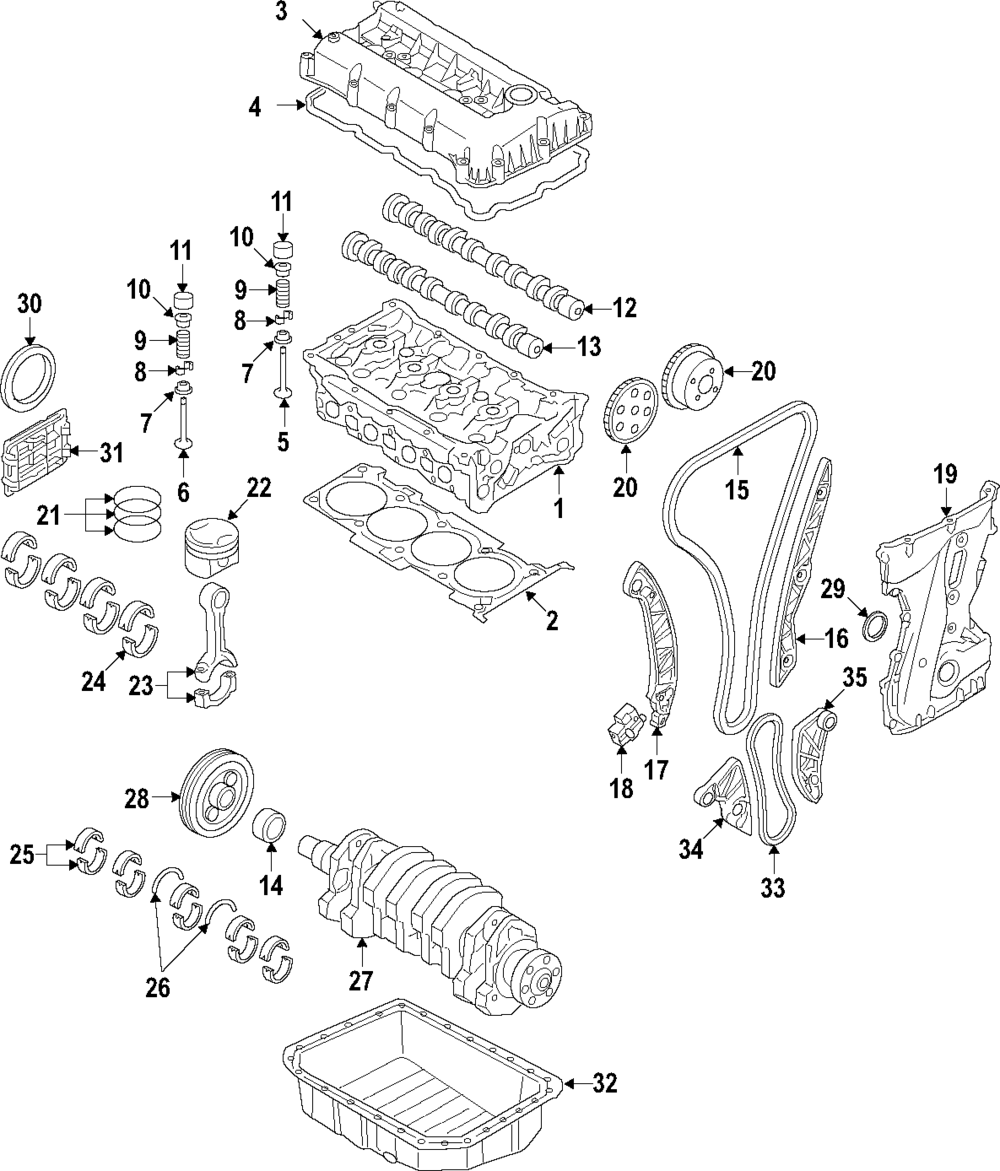 Piston - Hyundai (23410-2G000)