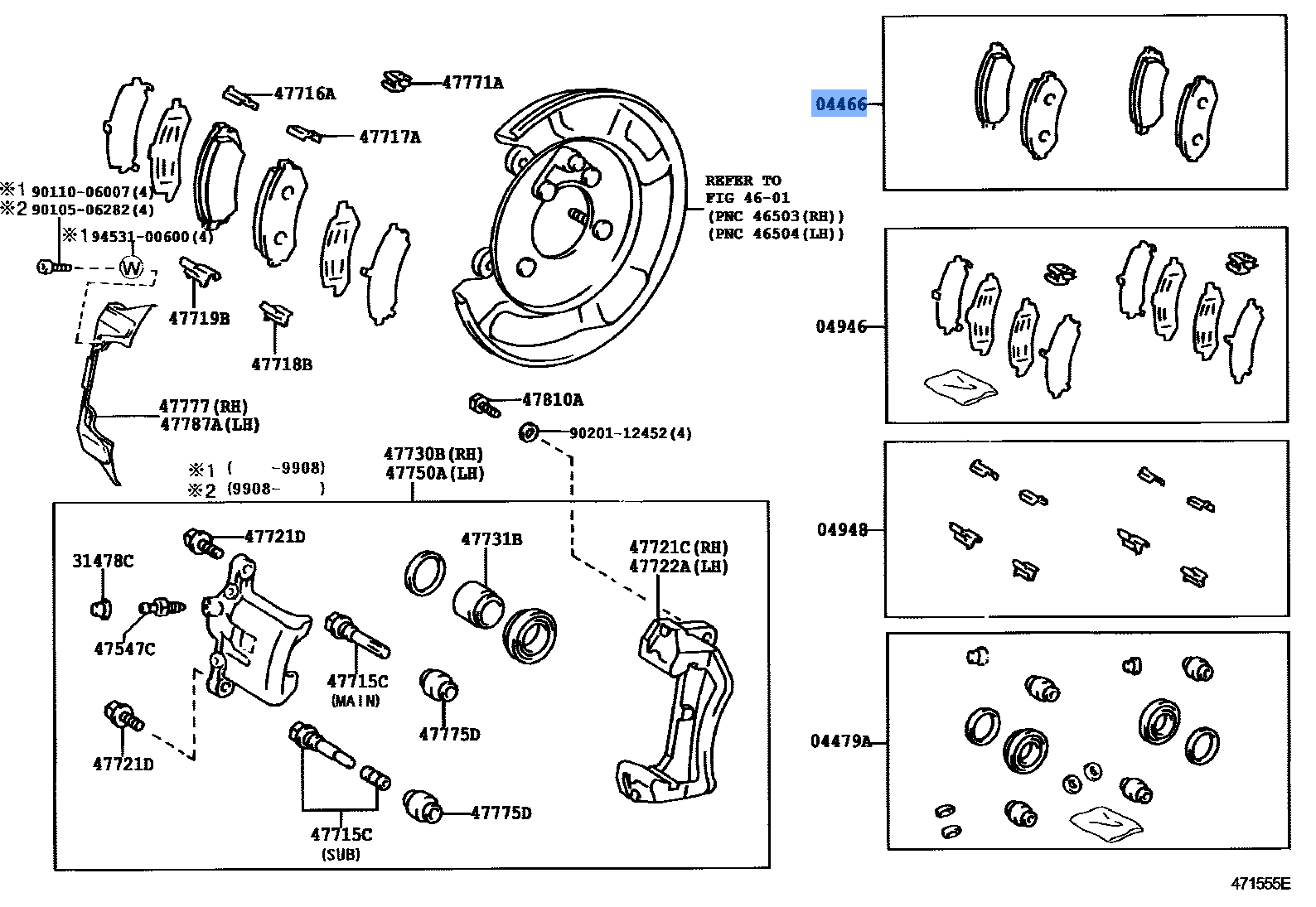 60030 Brake Pad Rr