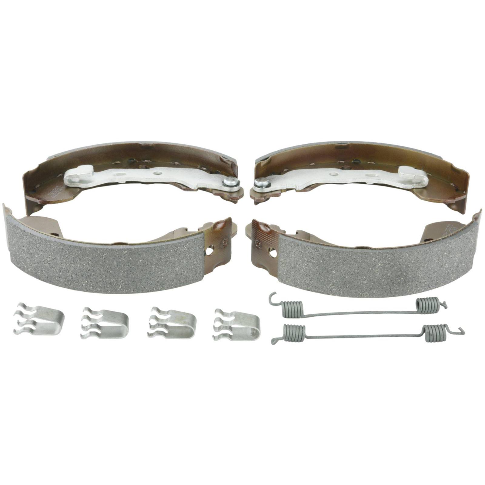 shoe kit, rear brake - kit (with parking brake lever, with springs)