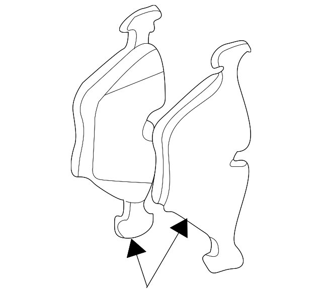 JURID BMW 528i 525i E39 Front Brake Pad Set 34116761280