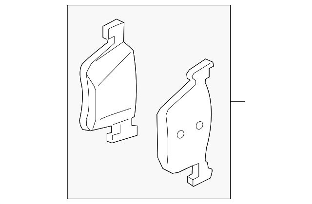 BMW Front Disc Brake Pad Set 34106888777