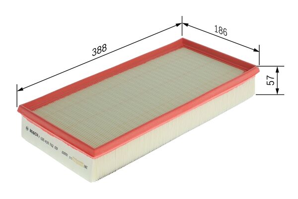 BOSCH F026400182 Genuine Air Filter Element Engine