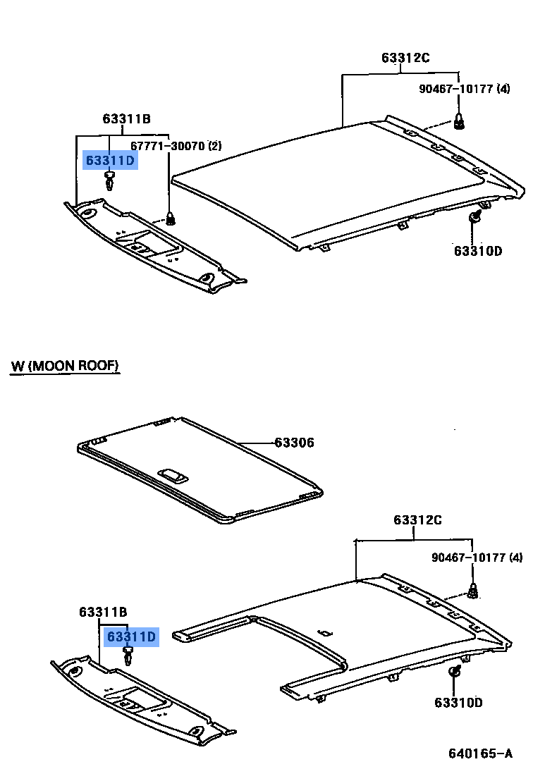 Clip,Roof Mould