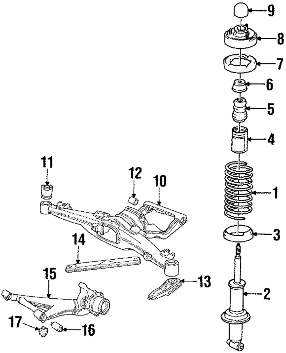Rear Strut Mount - BMW Febi Bilstein 15429 33521132088