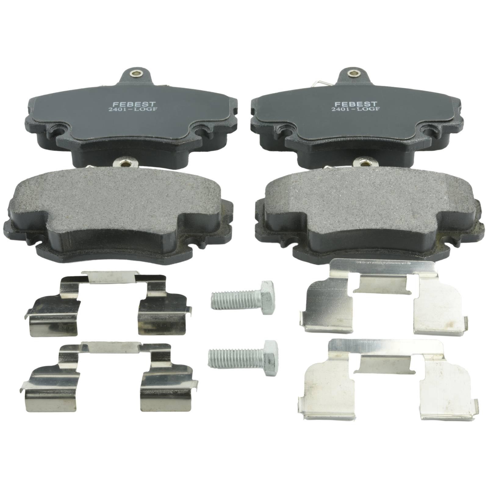 pad kit, disc brake, front - kit (including bolts, with anti squeal shim)