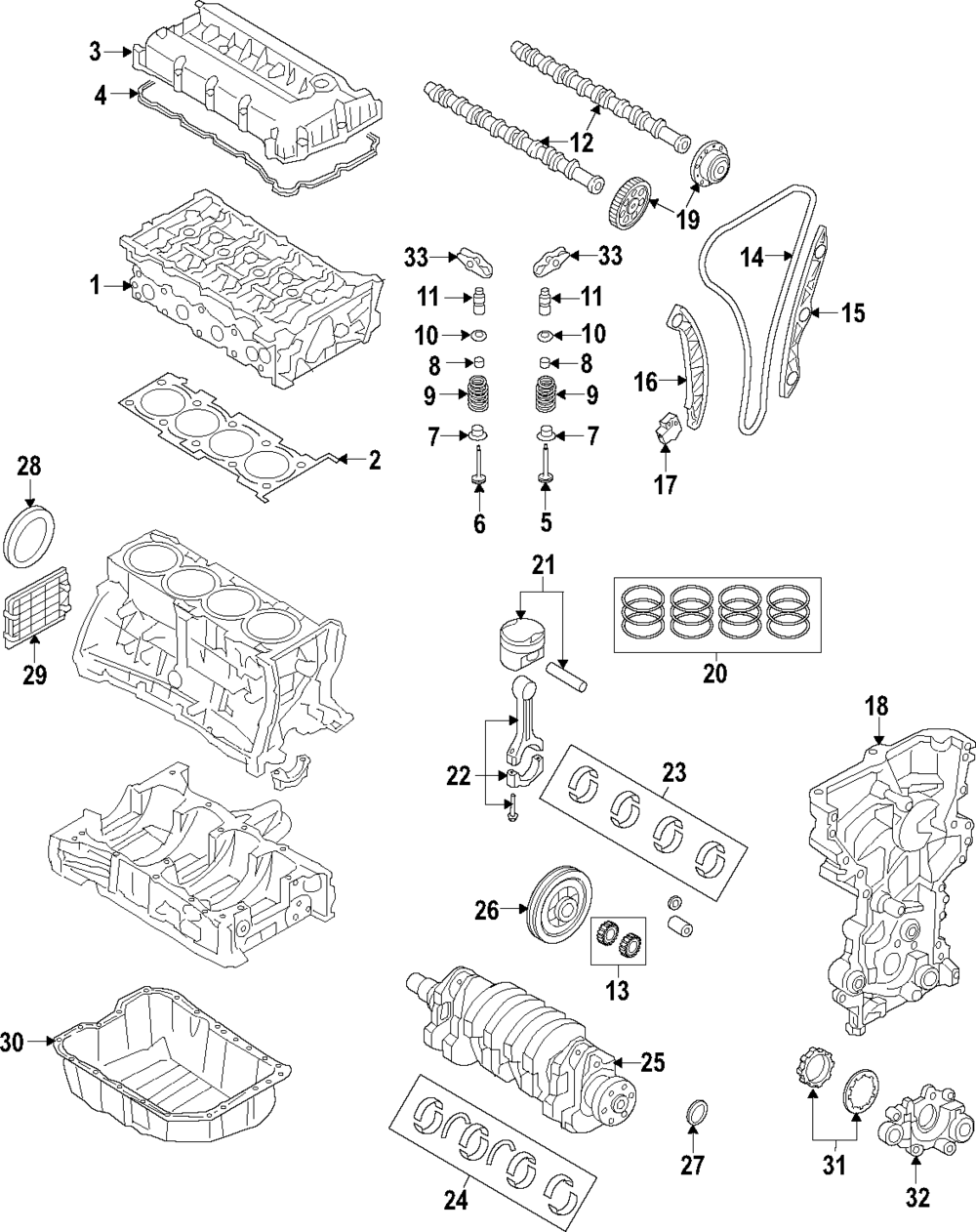 Metal Set,Main Brg.