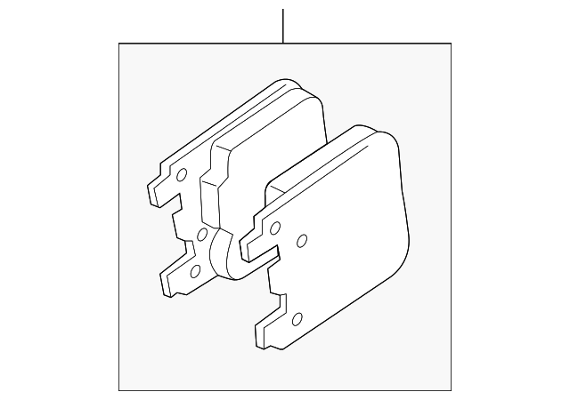 Brake Pads Rear - BMW (34-21-6-887-576)