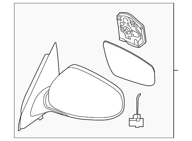 Mirror Assy-Outside Rh