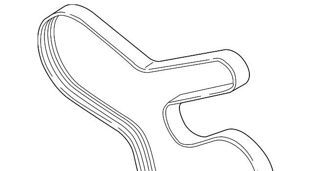 V-Ribbed Belt 8Pk1390 Bmw/F10/F20/F30/N55