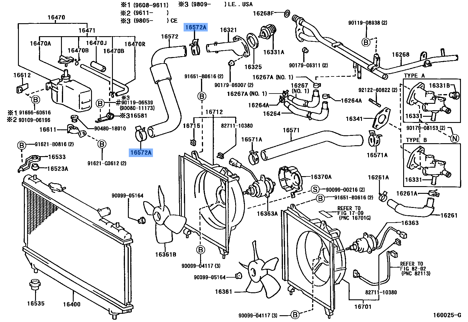 TOYOTA 90467-43002 Genuine Radiator Hose Clamp