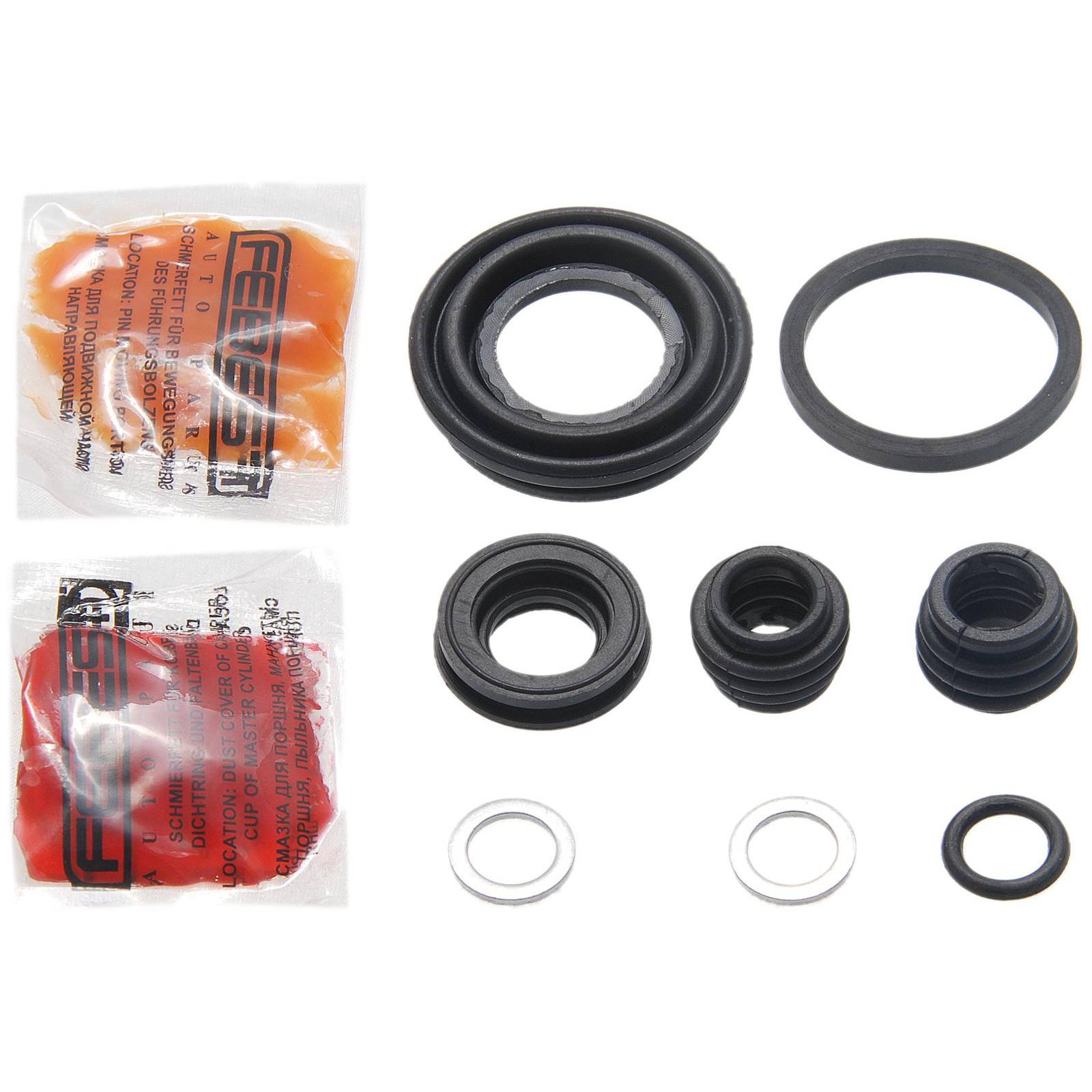 rear brake caliper repair kit (set for one side)