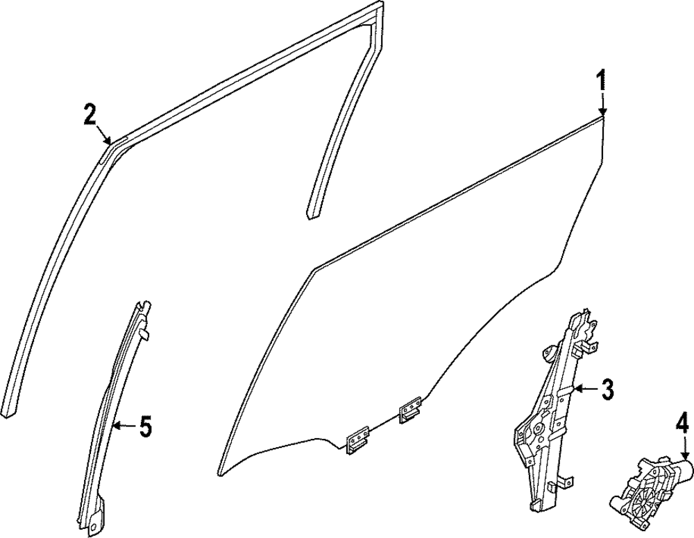 Sash Assy-Rear Door,Rear