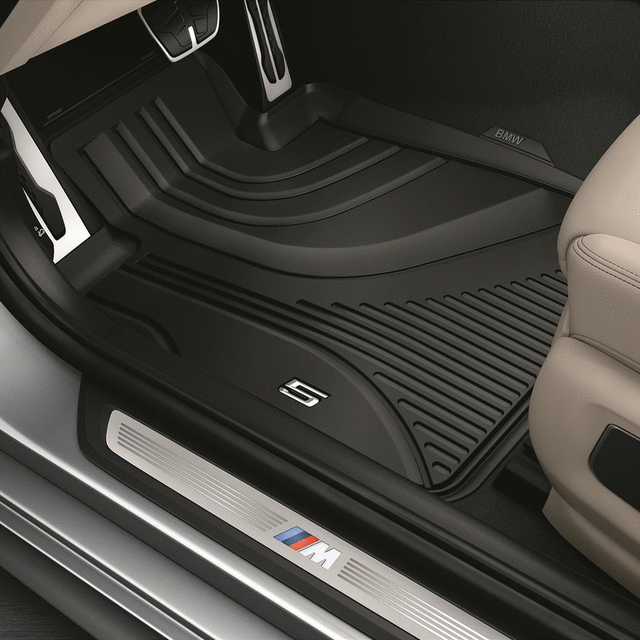 Genuine BMW All Weather Front Floor Mat Set 51472414218