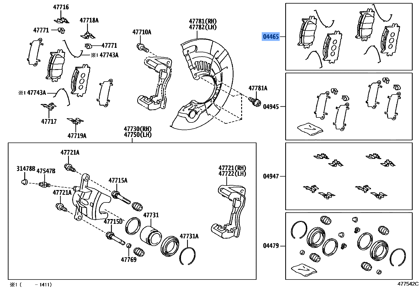 Pad Kitdisc Brake